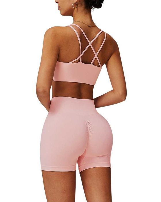 Топ спортивний Alo Yoga Tight Bra Pink 40132-PK