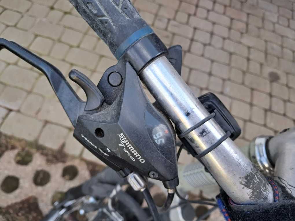 2 rowery górskie shimano męski, damski kola 26 merida