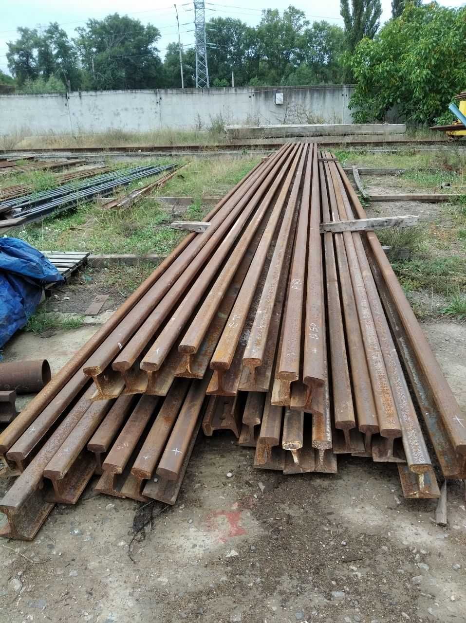 Рельси, рейки нові, б/в, лежалі оптом Р43, Р50, Р65, КР70, КР80, КР100