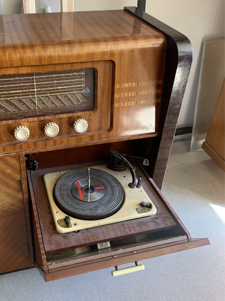 Szafa grająca radio gramofon 1951 do renowacji unikat