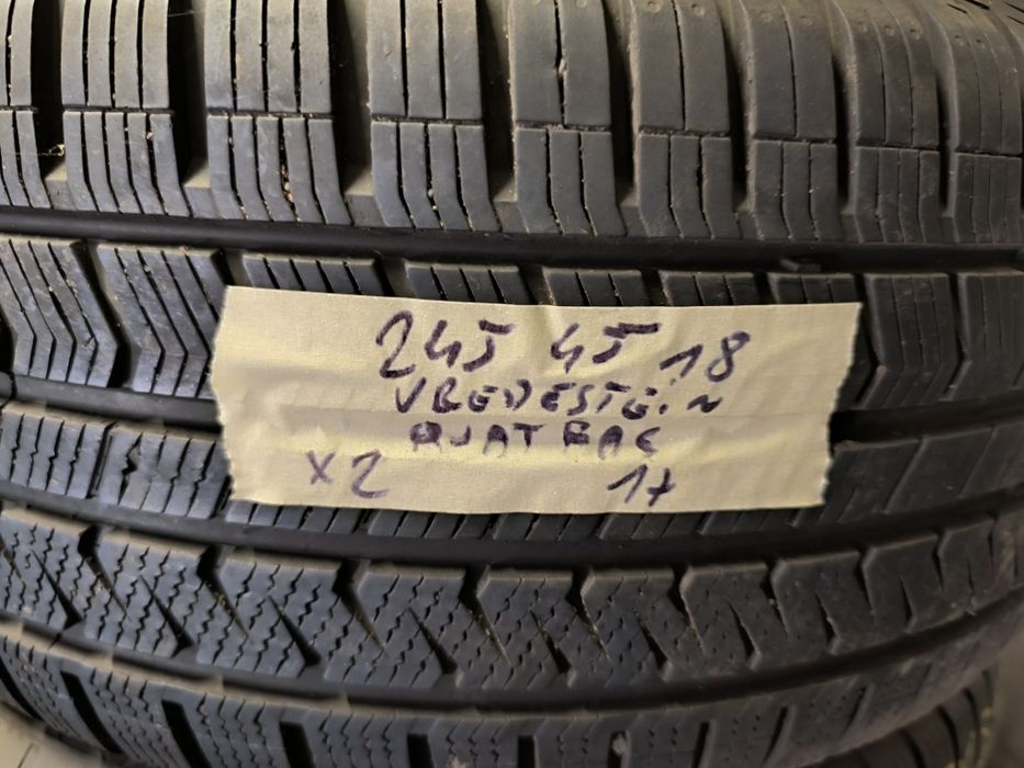 Opony 245/45/18 w Vredestein quatrac dot 17 para 2 sztuki
