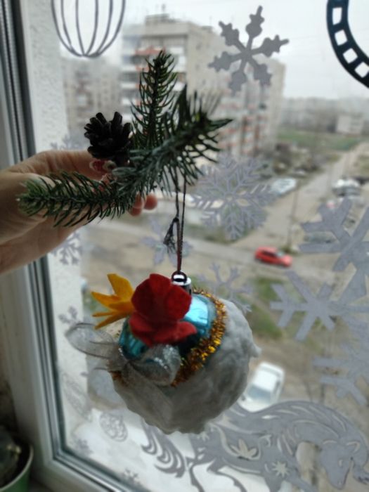 Іграшка, ялинкова прикраса, хенд мейд,  подєлка, виріб