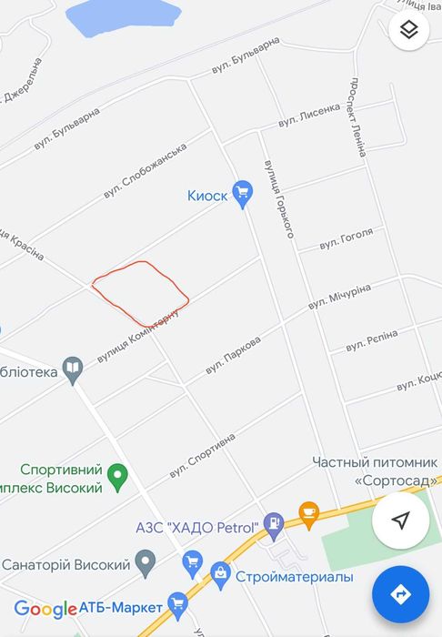 Продам бывший детский лагерь в центре пгт. Высокий