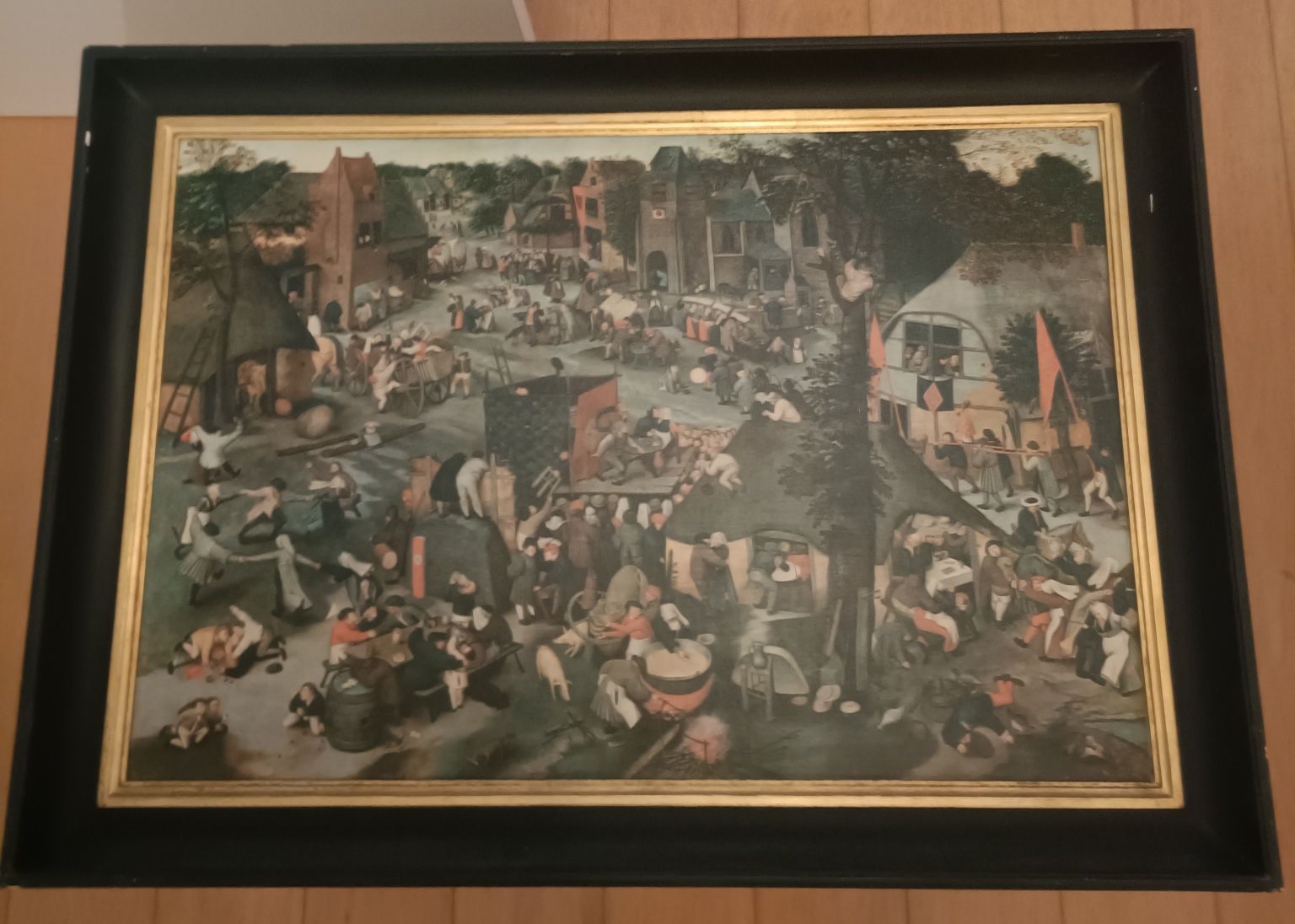 Quadro de pintura medieval