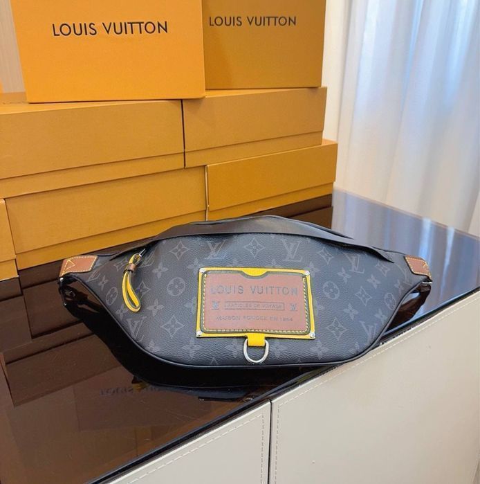 Мужская сумка бананка Louis Vuitton|сумка бананка на пояс луи виттон