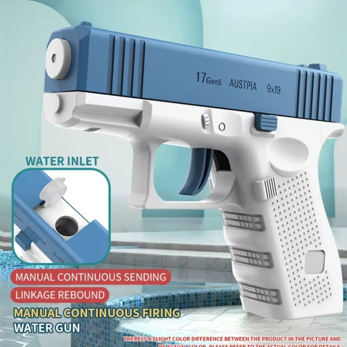 Водяний пістолет Glock Хіт літа! Новий!