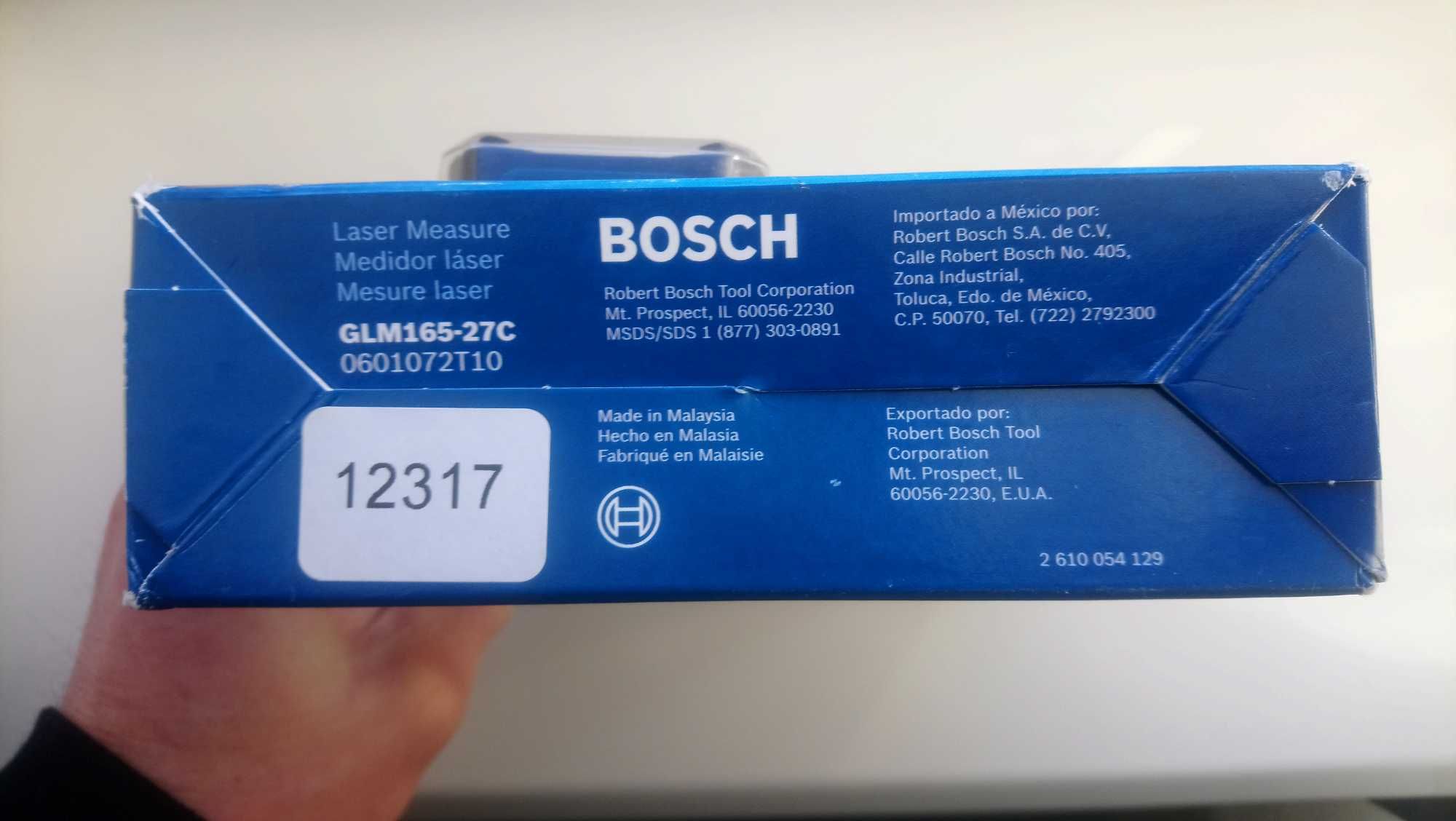 Лазерна рулетка нівелір BOSCH GLM165-27C Professional