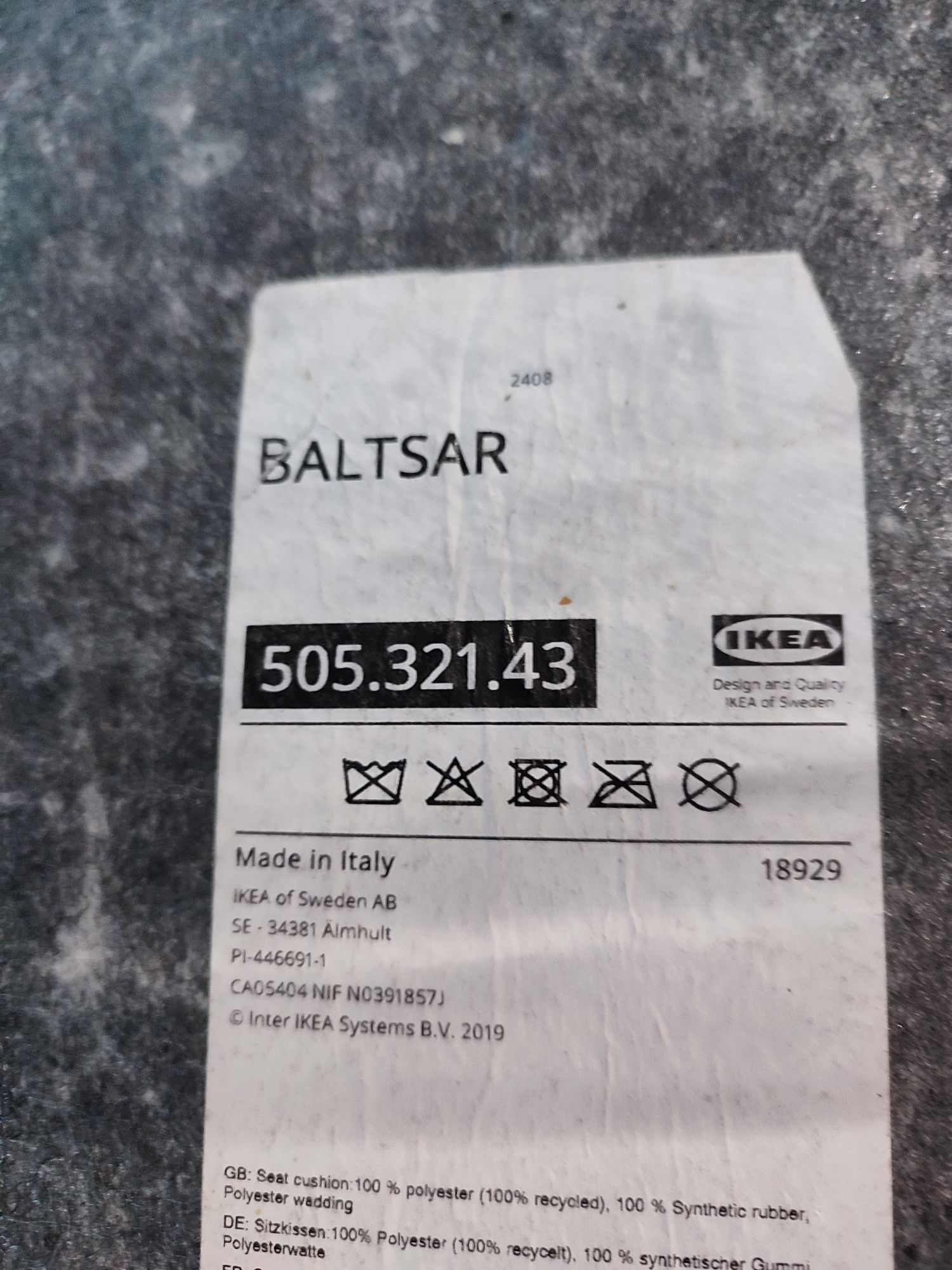 Krzesło Ikea Baltsar 3szt.