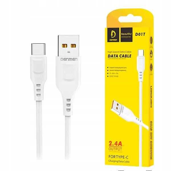 Kabel USB - USB typ C DENMEN 1 m