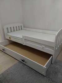 Łóżko dziecięce łóżeczko 80x160 z materacem