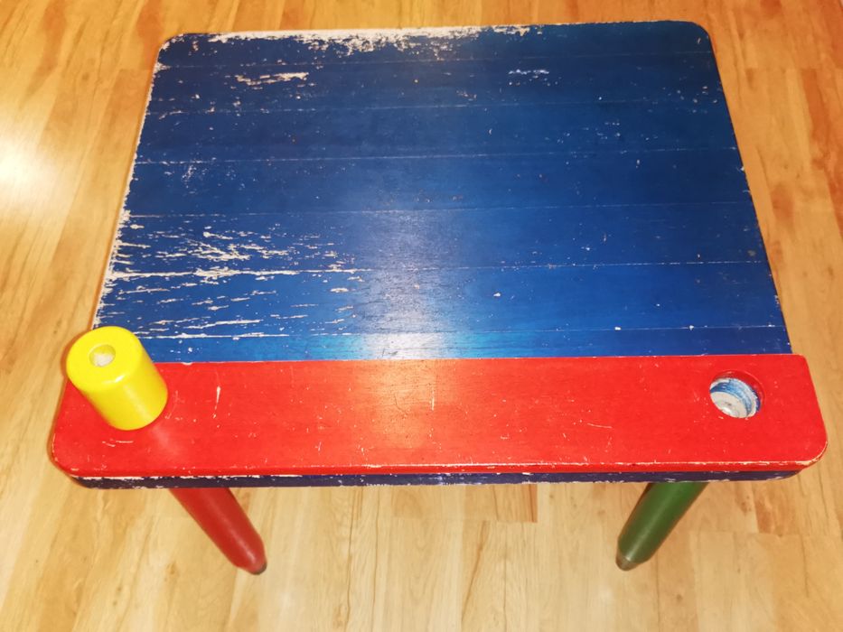 Stolik dla dziecka, prawdziwe drewno