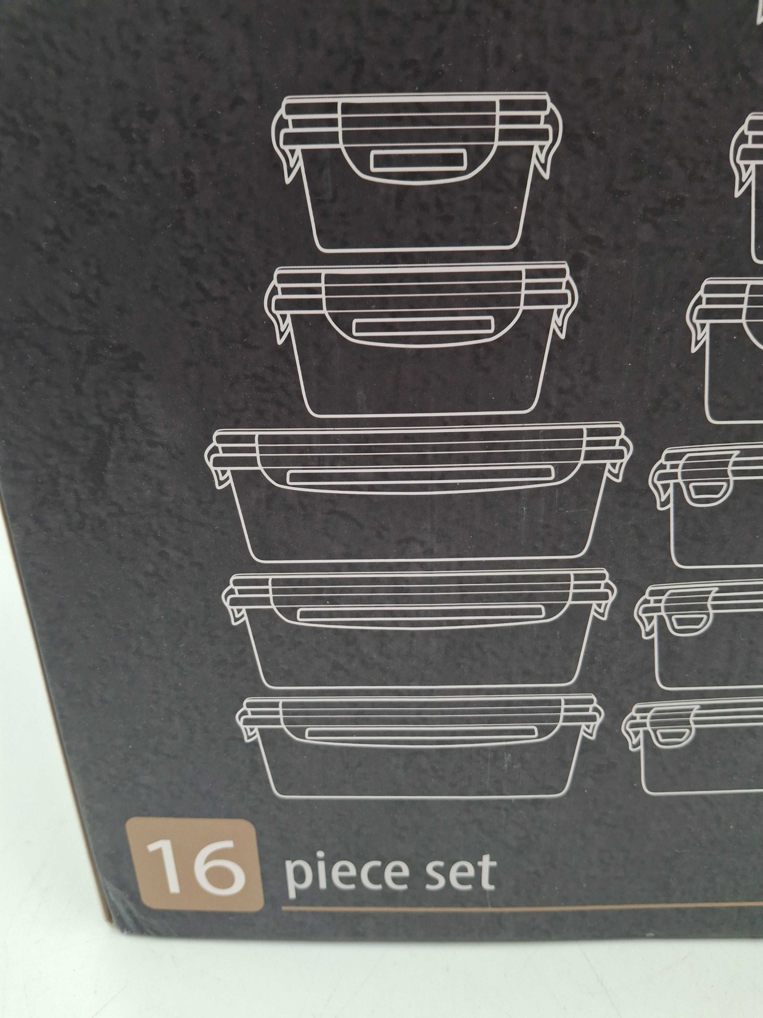 Zestaw pojemników na żywność 16 SZT Chef's Path  JAK NOWE!