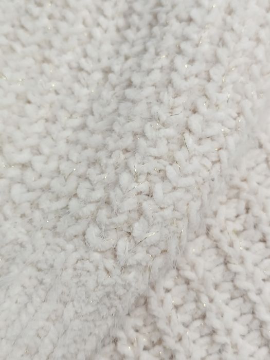 Sinsay gruby sweter poszerzane rękawy L złota nitka