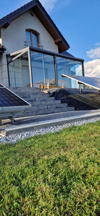 Ogród zimowy Almos-2 406x350 Zabudowa tarasu Cena z Montażem