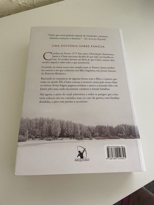 Livro 7 Outlander “Ecos do Futuro” de Diana Gabaldon