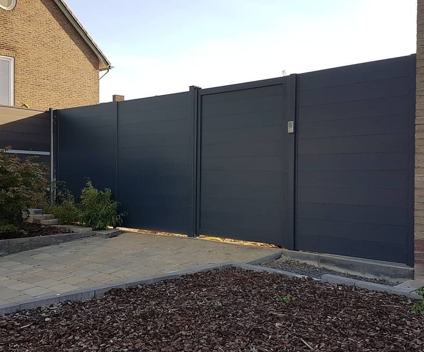 Забор горизонт, забор доска, паркан дошка, сайдинг, металосайдинг