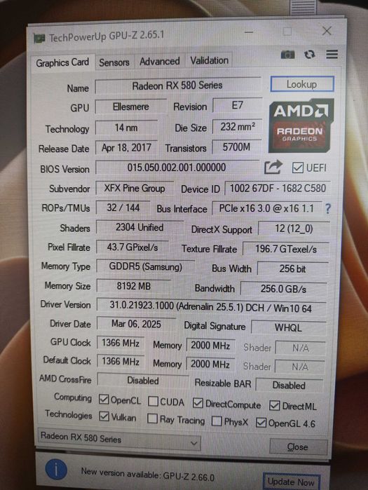 Komputer gamingowy + monitor 144Hz,  i3-9100F, RX 580 8GB, 24GB RAM