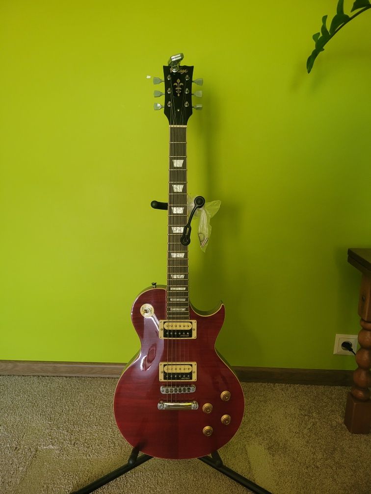 Gitara elektryczna V100TWR i wzmacniacz Line 6 Spider IV 75