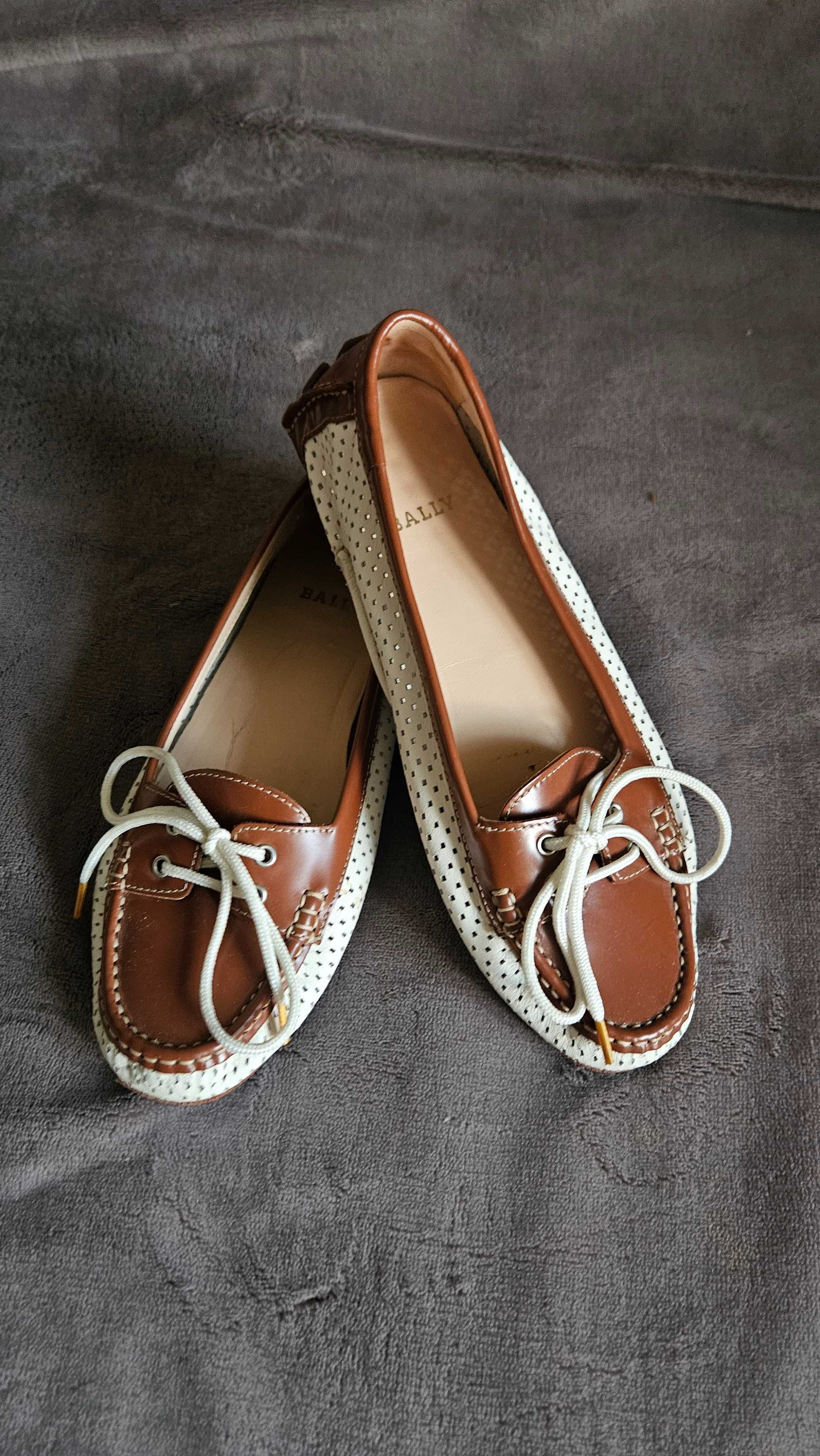 Мокасини жіночі Bally, шкіра, роз.36, устілка 23 см