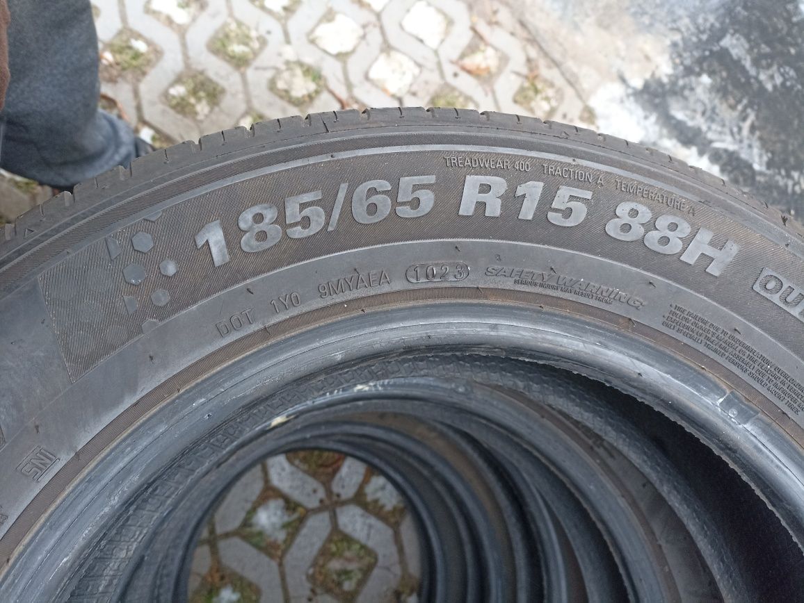 Opony letnie 185 65.15 88H kumho demo jak nowe  2023r.