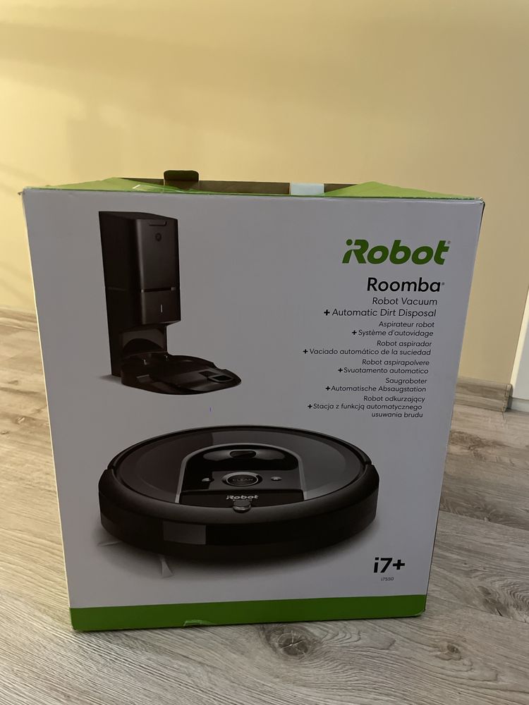 iRobot roomba i7+ ze stacją ładująco/opróżniającą