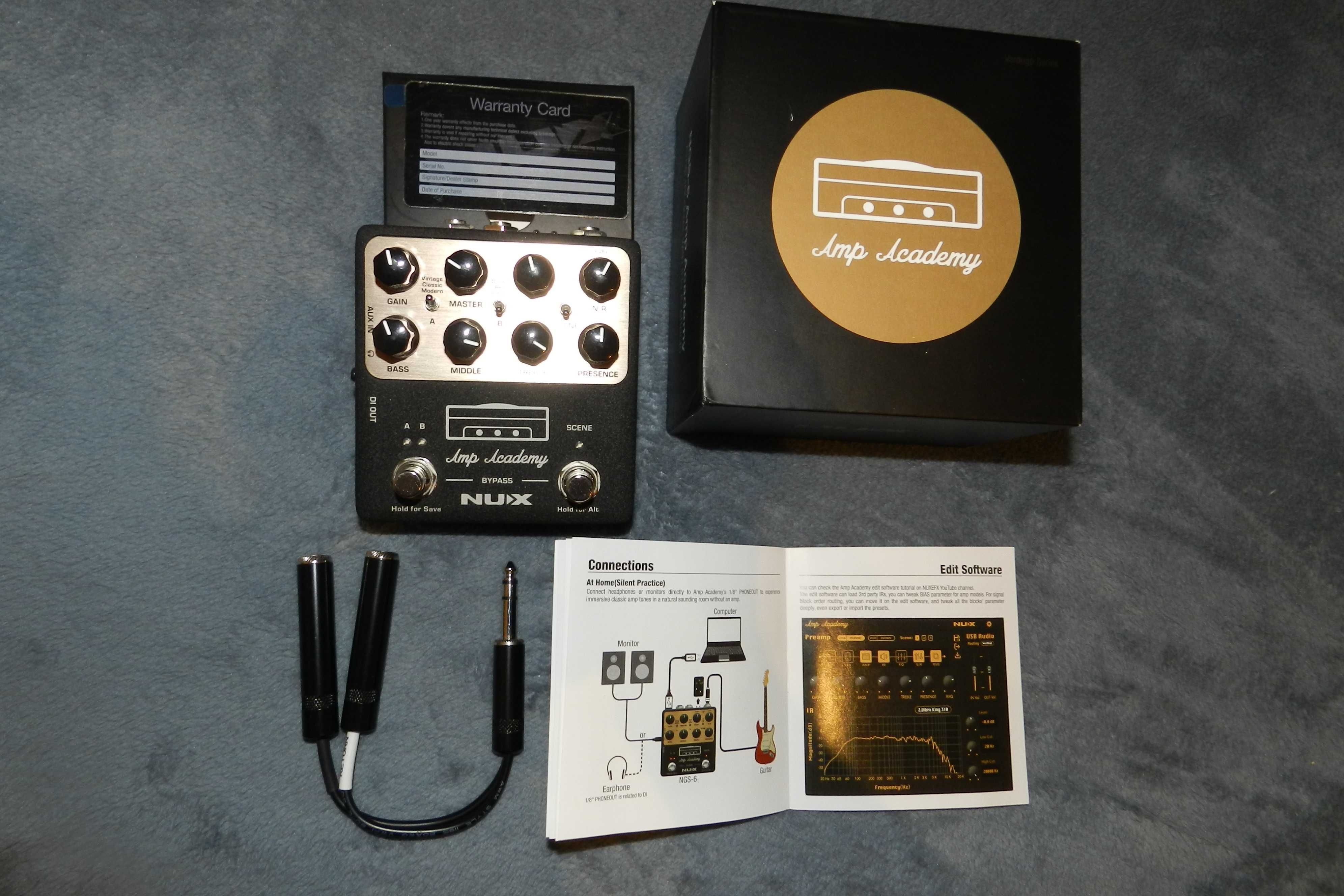 Modeler-efekt gitarowy NUX Amp Academy