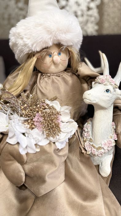 Новорічні гноми дівчатка. Ручна робота