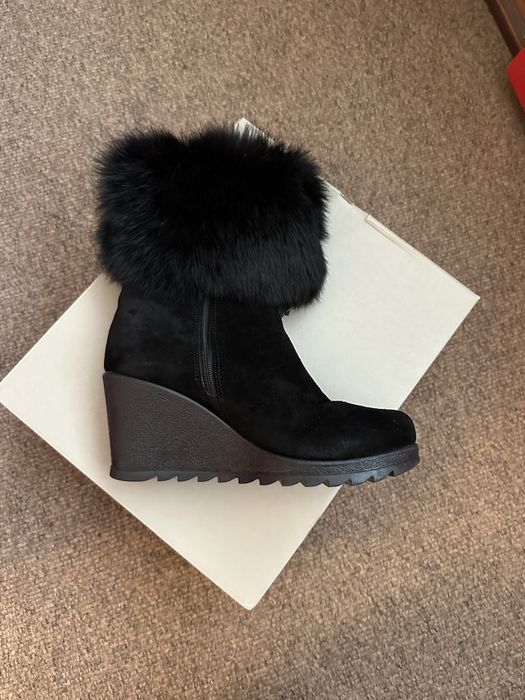 Зимові жіночі сапожки,сапоги,черевикі з хутром з кроликом,чоботи