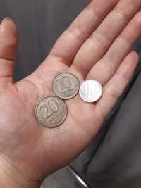 Монета 1 pfennig 1968 ГДР / 10 и 20 рублей 1992 / Донецк