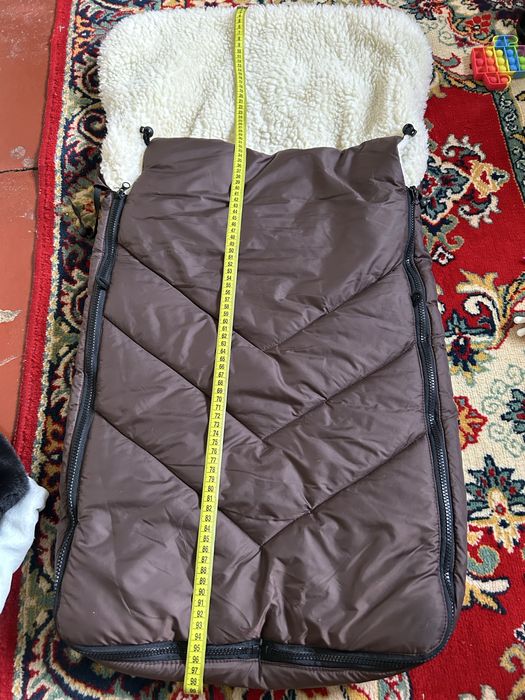 Теплый  зимний чехол- кокон для коляски