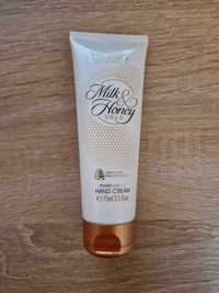 Oriflame, nawilżający krem do rąk Milk & Honey Gold