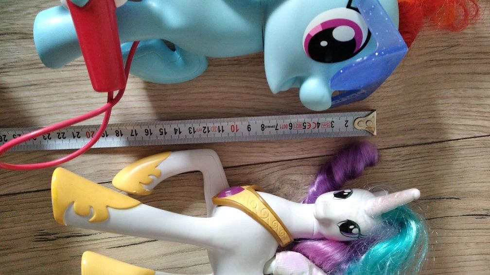 dwa interaktywne grające świecące pony kucyki my little pony mlp