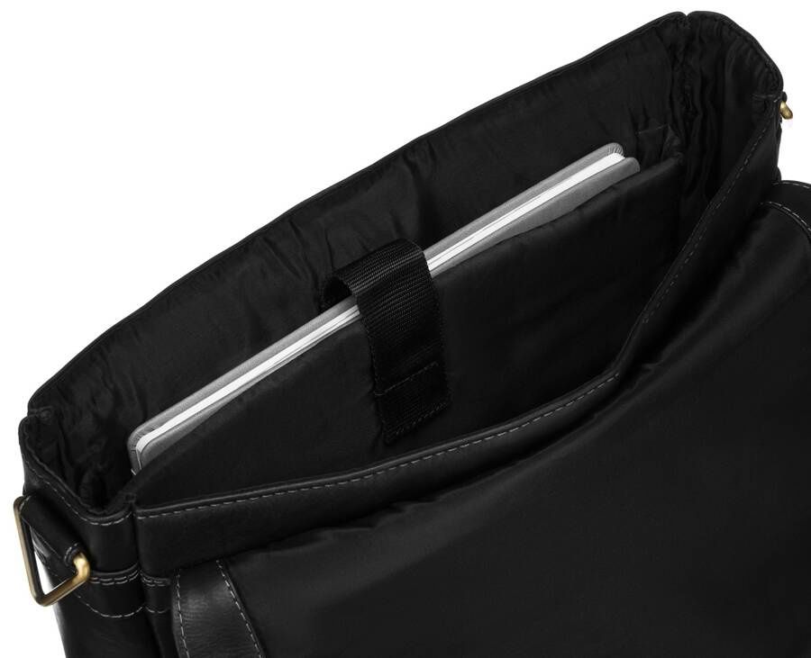 skórzana, męska torba na laptopa - peterson
