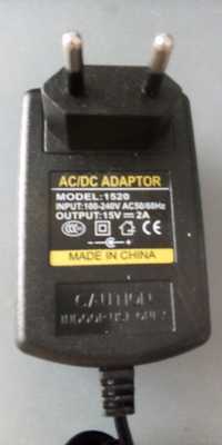 AC/DC adapter 230vac to 15vdc 2 amp