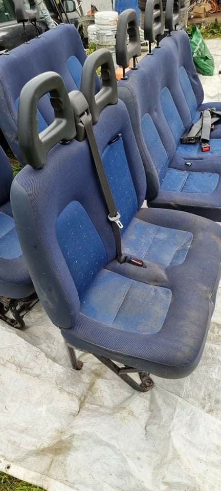 Komplet foteli fiat Ducato 2004 rok