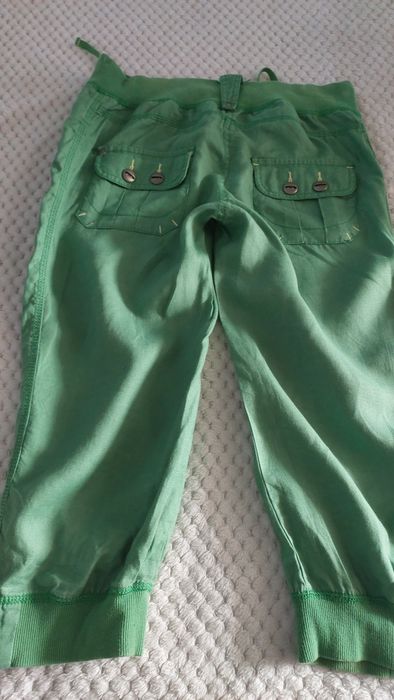 Lniane spodnie typu rybaczki next rozmiar s