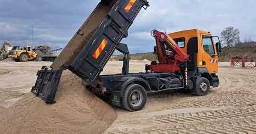 Przewóz, wywrotka z HDS, Usługi Transportowe, Minikoparka