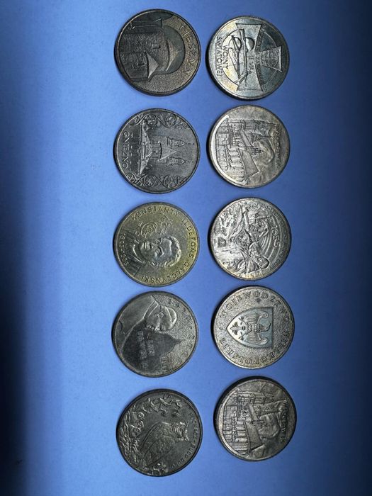 Zbiór monet kolekcjonerskich 2 zł PLN 145 sztuk OKAZJA