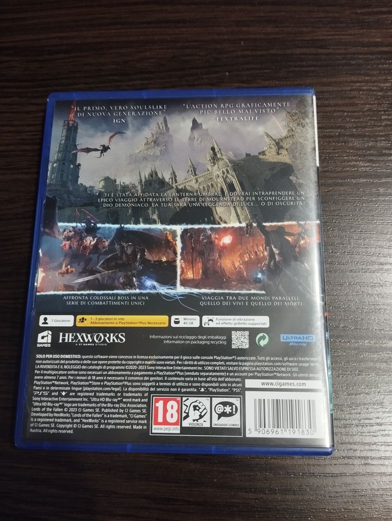Продам игру Lords of the fallen ps5