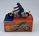 MATCHBOX No.33 - POLICE MOTORCYCLIST, England, oryginalne pudełko