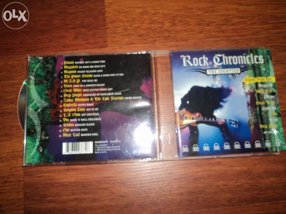 CD - Rock Chronicles - The eighties
