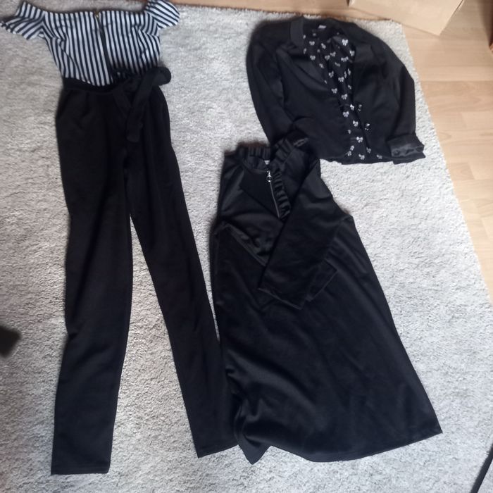 Zestaw kombinezon sukienka zara żakiet xs