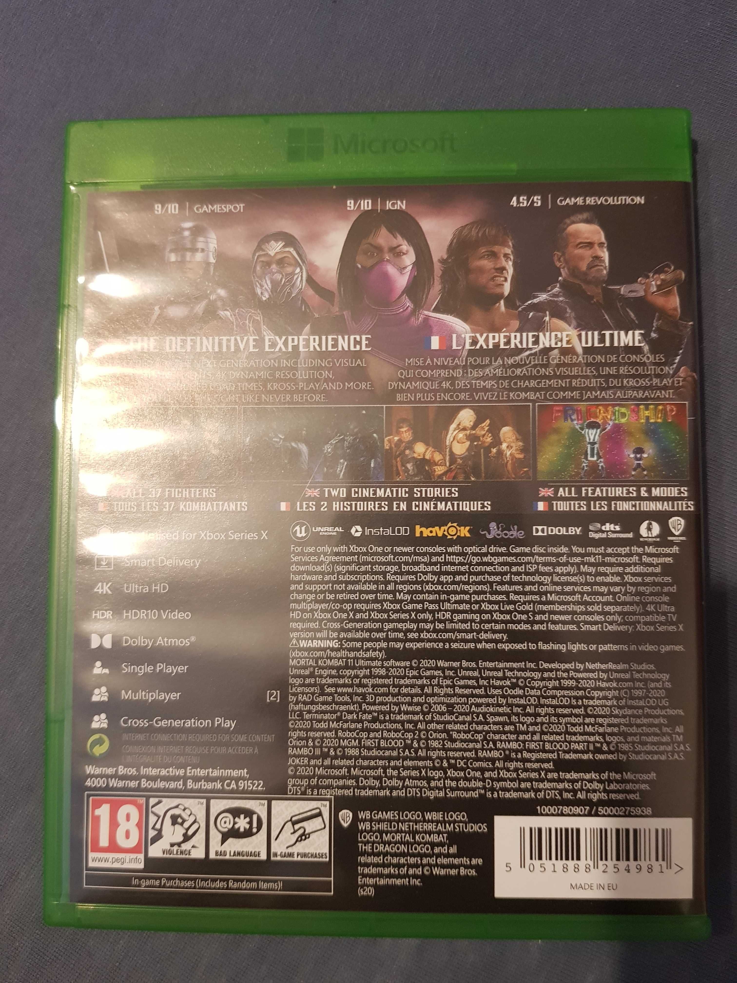 Mortal Kombat 11 Ultimate Edition Xbox one Series X