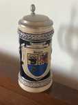 Caneca cerveja decoleção, vintage, em cerâmica, Dargun, Alemanha