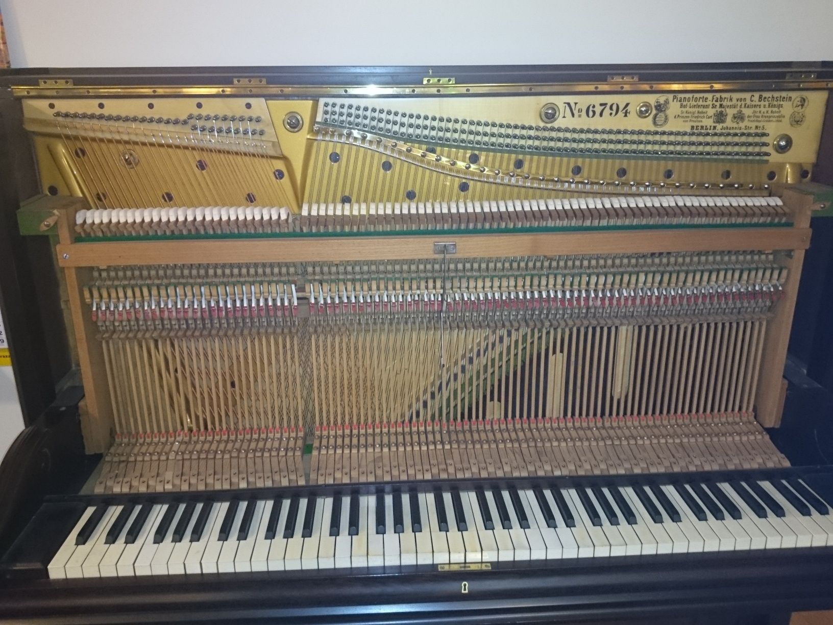 Pianino C. Bechstein z 1862 roku