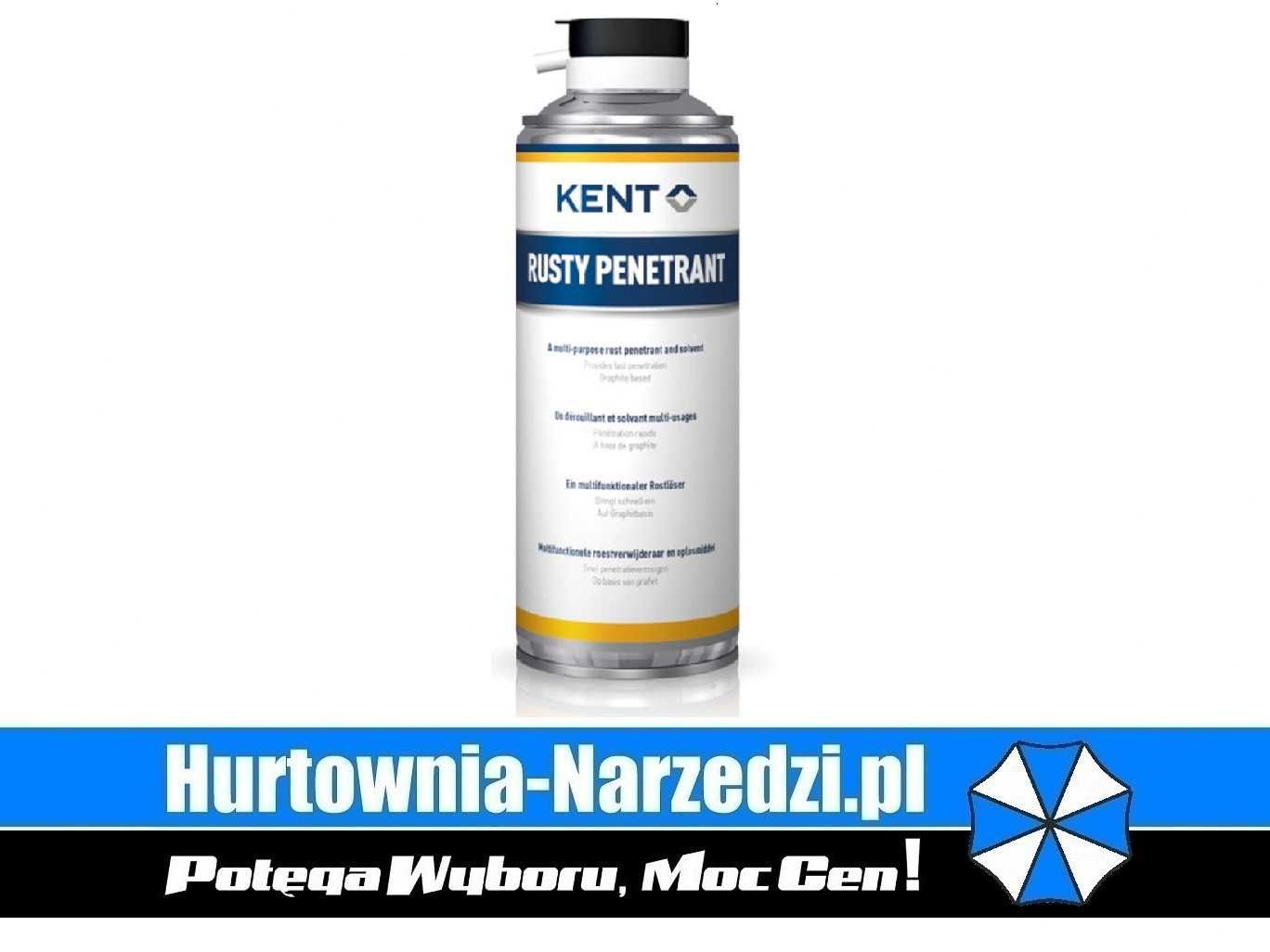 skuteczny Odrdzewiacz MoS2 RUSTY PENETRANT 400 ml KENT