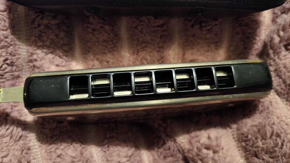 Губна гармошка Hohner chrometta 8. Як нова. + Чохол