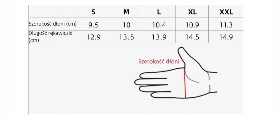 Rękawiczki rowerowe Rockbros S143-BK XL z wkładkami żelowymi - czarne