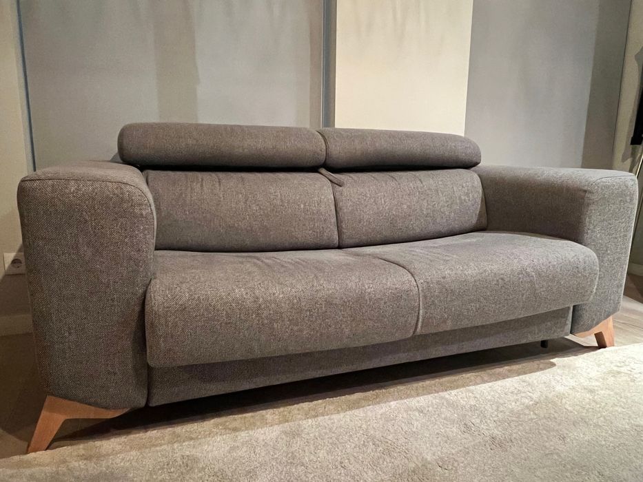 Sofá cama novo - cinzento
