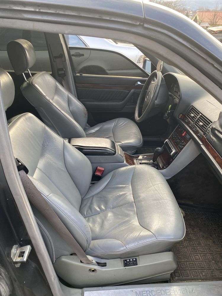 Салон сидіння розбір Mercedes W140 S420 лонг